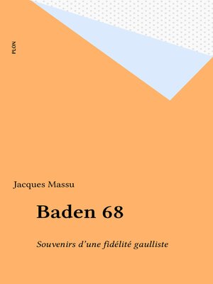cover image of Baden 68